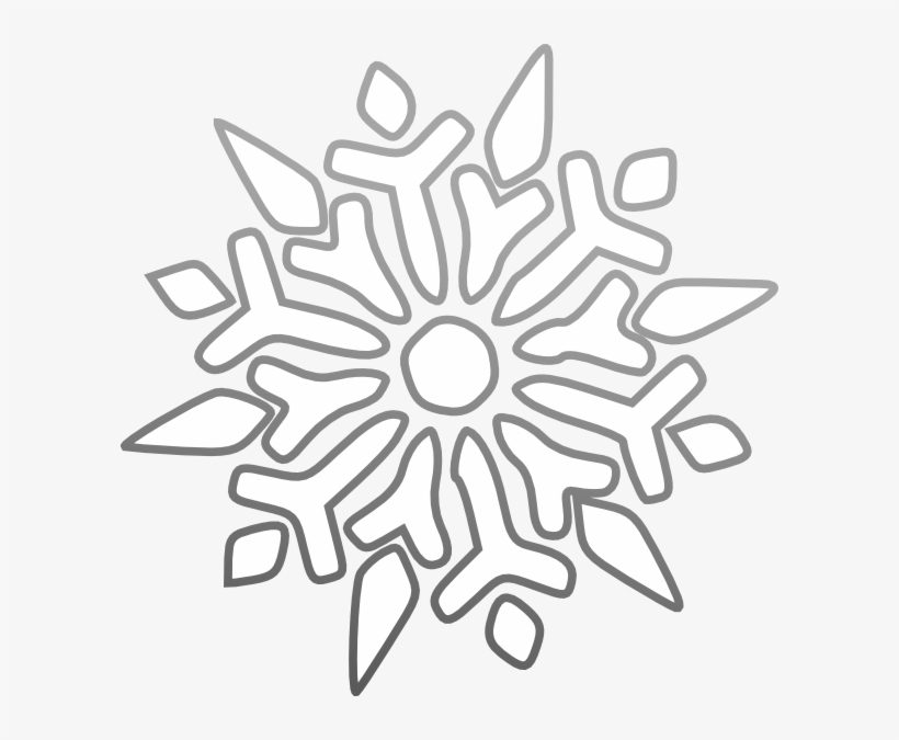 Snowflake Clip Art - Easy Mandala Snowflakes. Glowing Coloring Patterns, transparent png #72828