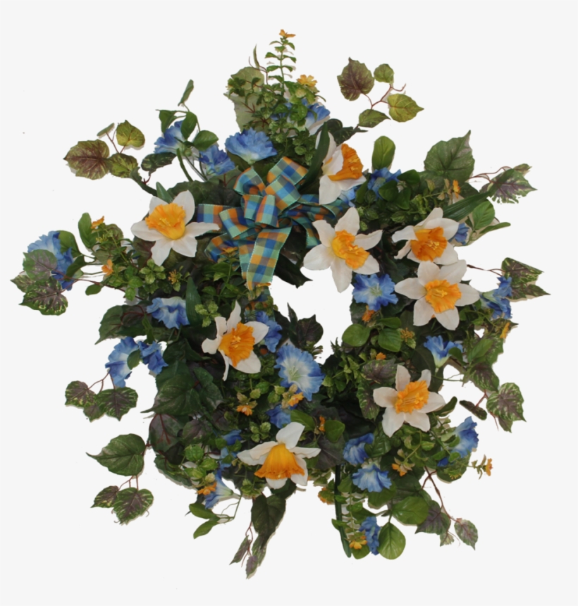 April's Garden Wreath - Mandevilla, transparent png #72912