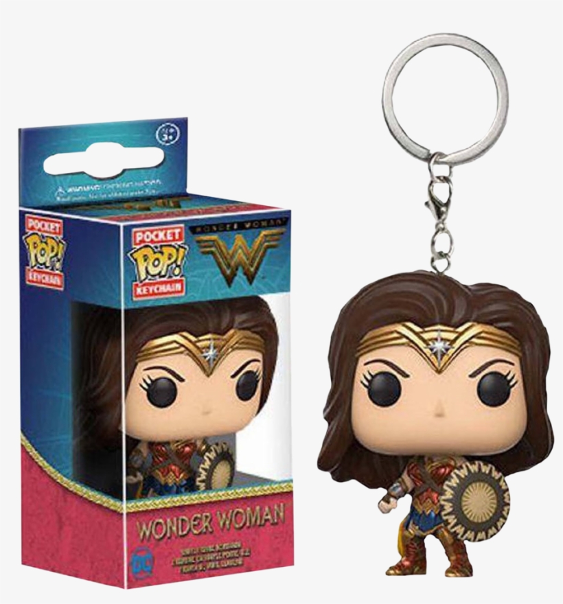 Wonder Woman Pocket Pop Vinyl Keychain - Funko Pop Keychain Dc, transparent png #73224