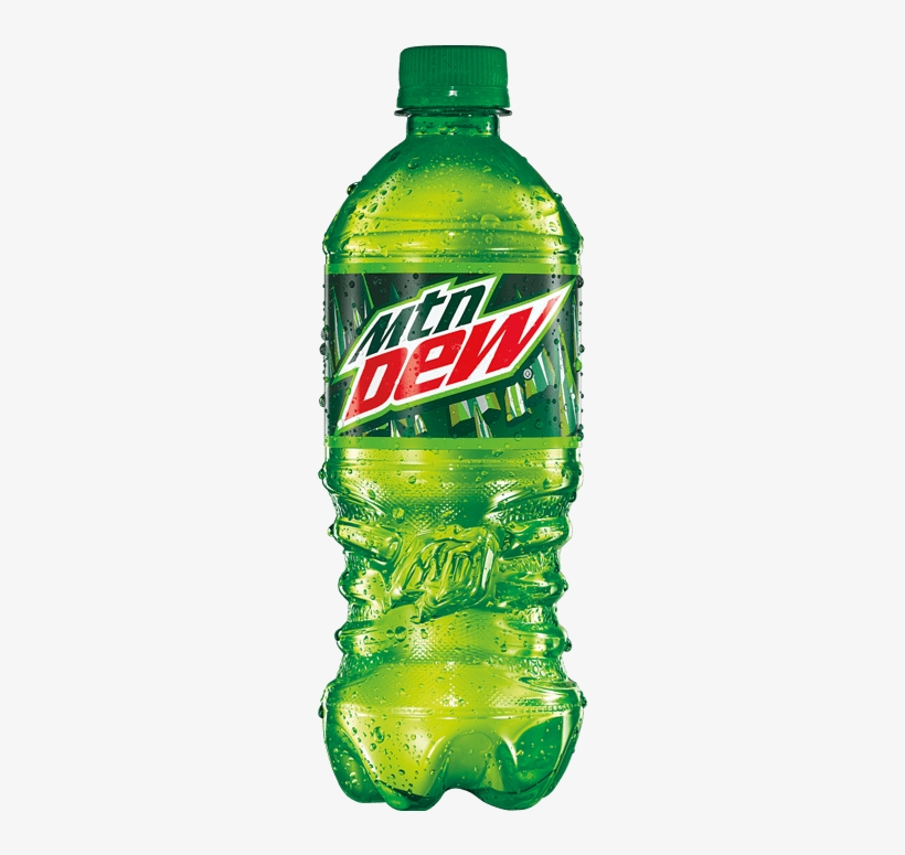 Old Design Mountain Dew Bottle - Mountain Dew, transparent png #73311