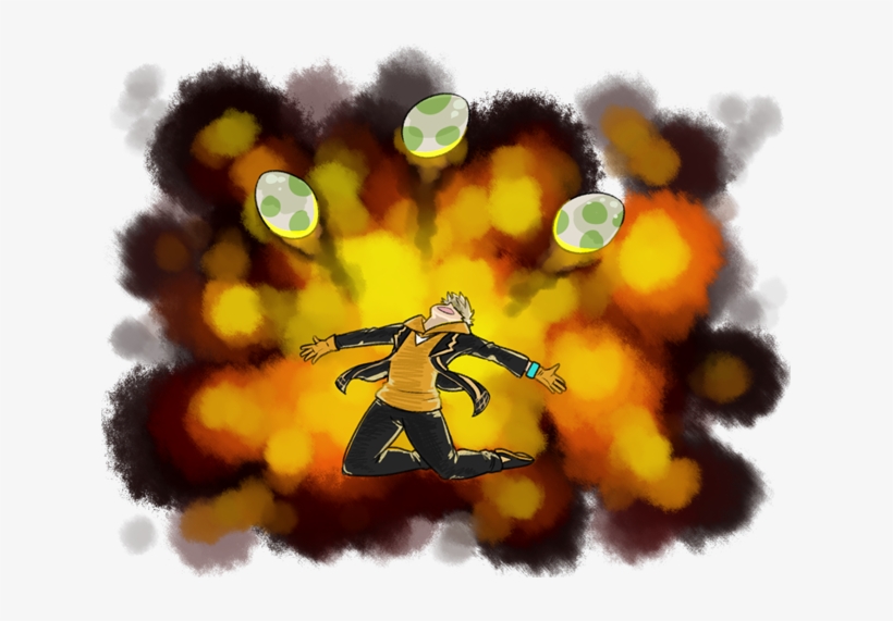 Pokemon Go Fanart Spark Eggs Explosion Ravefirell - Pokemon Go Spark Egg, transparent png #73791