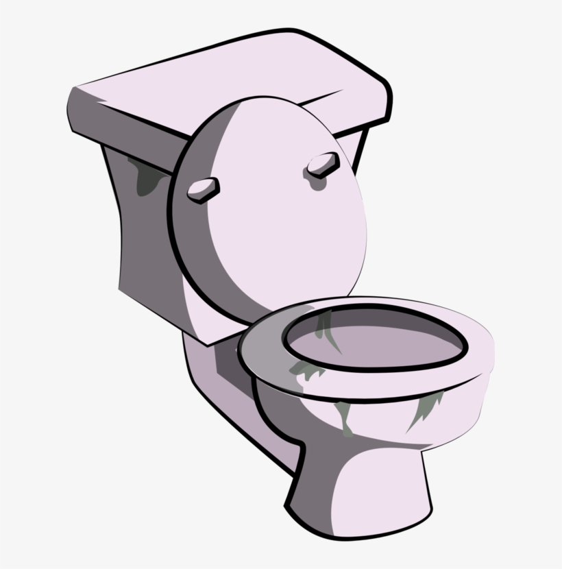 Clipart Toilet Png - Toilet Cartoon Transparent, transparent png #73838
