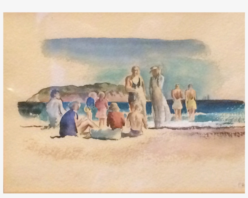 Felicie Waldo Howell Modernist American Pair Of Watercolors - Wiscasset Bay Gallery, transparent png #74180