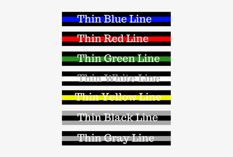 What Do The Thin Line Colors Mean - The Thin Red Line, transparent png #74207