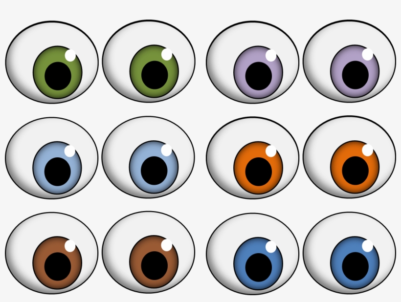 Best Photos Of Printable Googly Eyes - Printable Eyes, transparent png #74247