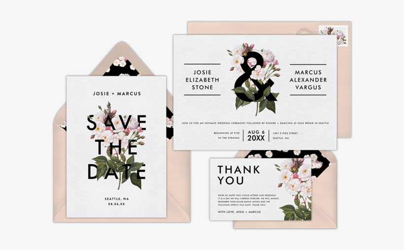 Wedding Save The Dates - Waterslide Decals (4pcs 2.5"x3.5"each) White Roses, transparent png #74353