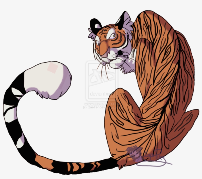 Cartoon Tiger - Cartoon Tiger Png, transparent png #74738