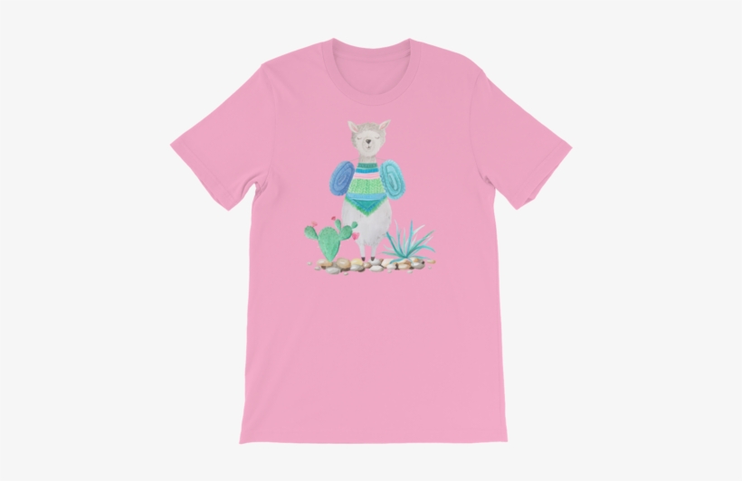 Watercolor Cute Llama Print - Boy Pablo T Shirt, transparent png #74834
