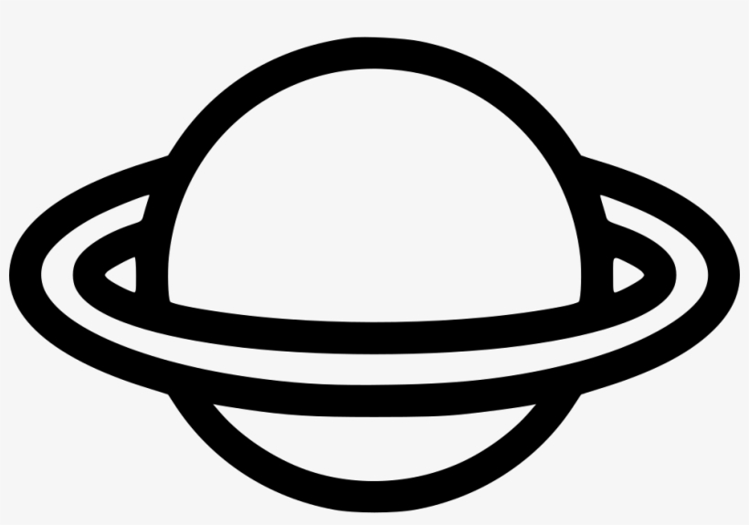 Planet Comments - Black And White Planet Png, transparent png #74931