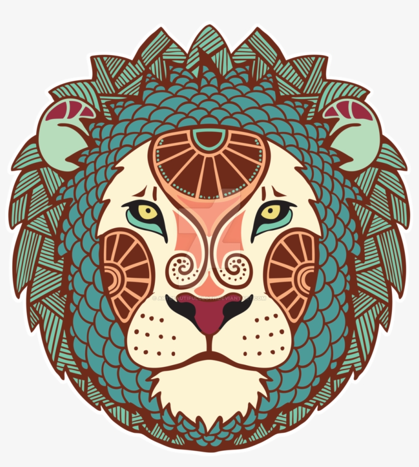Lion Head Png Transparent Image - Lion Head Png, transparent png #75225