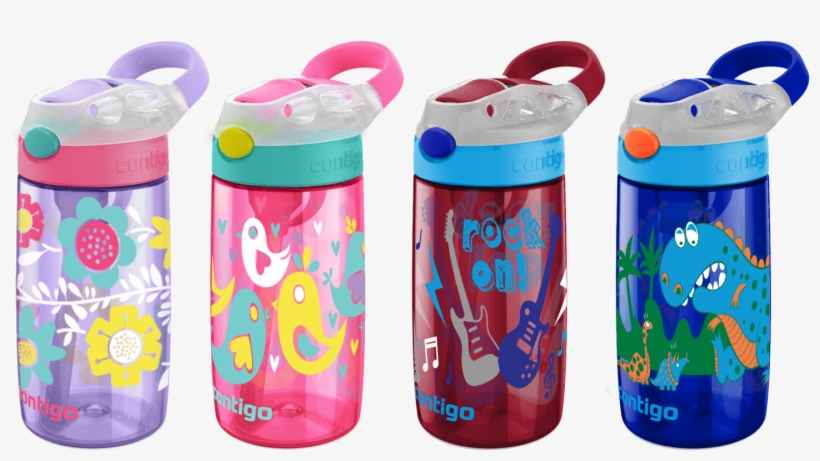 Back To School Bottle - Contigo Kids Water Bottle, transparent png #75253