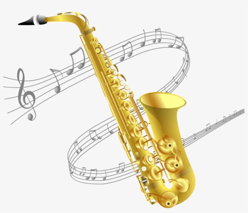 Baritone Saxophone Drawing Musical Instruments Free - Transparent Background Saxophone Clipart, transparent png #75584