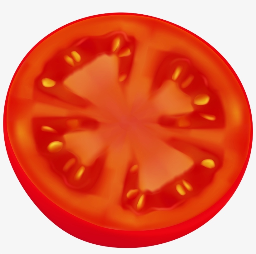 Circle Sliced Tomato Png Clip Art Image, transparent png #75715