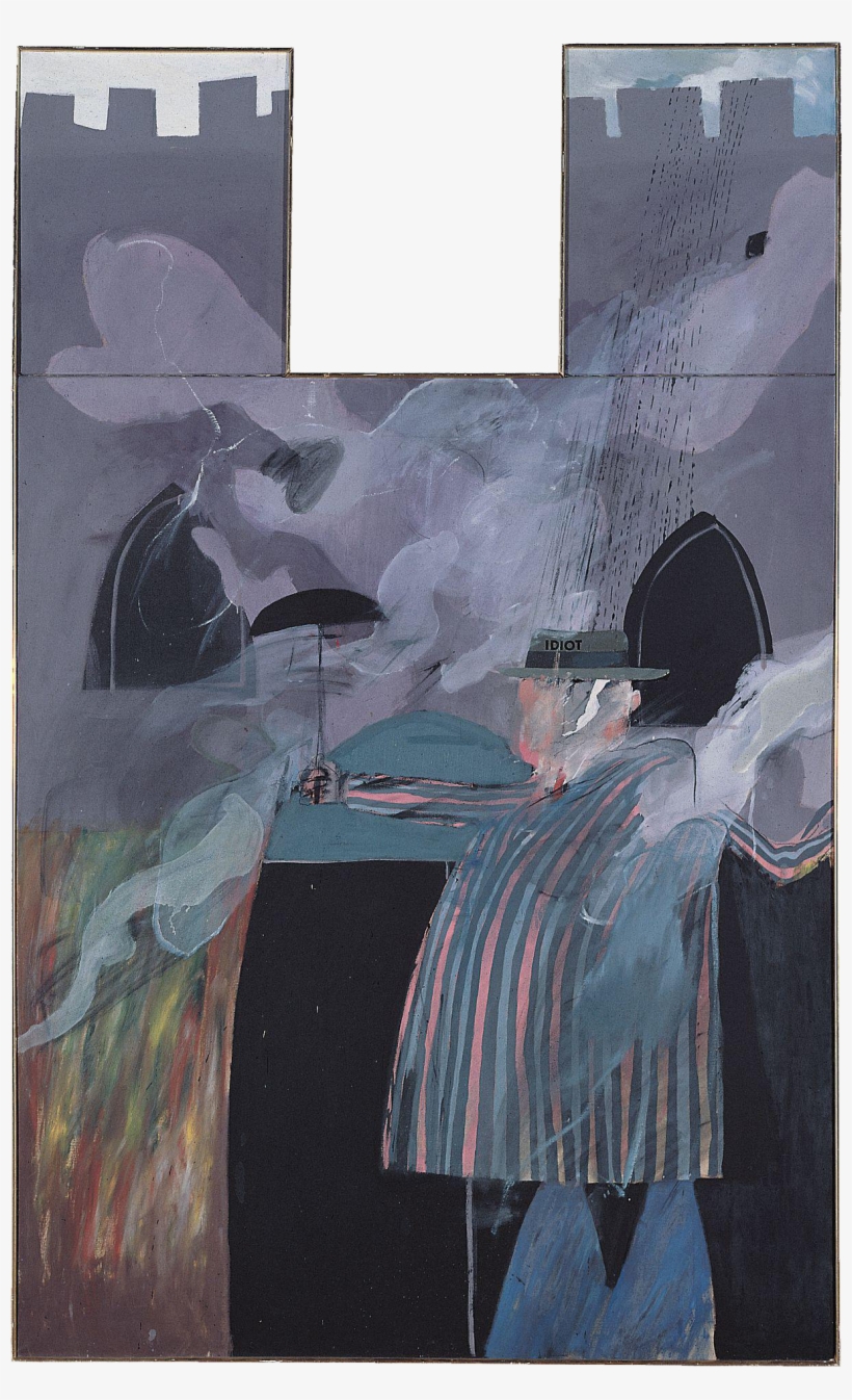 <i>man Stood In Front Of His House With Rain Descending - Man Stood In Front Of His House, transparent png #75803