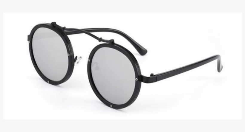 Steampunk Sunglasses - Retro Round Steampunk Sunglasses Men Vintage Accessories, transparent png #75888