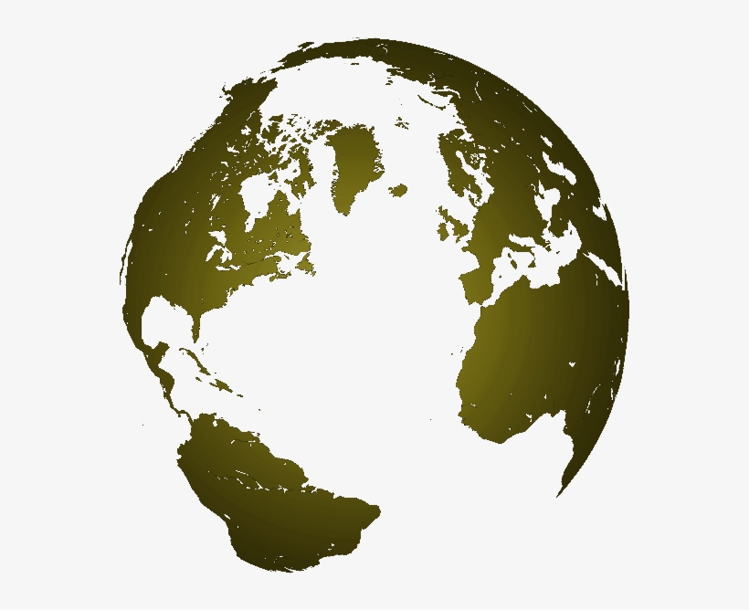 Continents From Globe - Globe Png, transparent png #76250
