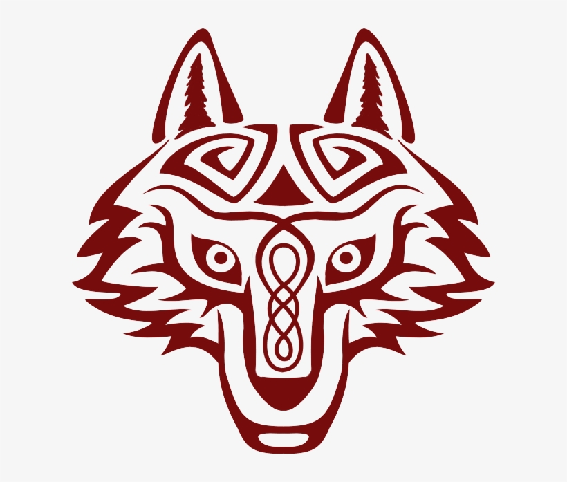 Celtic Wolf Head By Kayosa-d6l6x9t - Celtic Wolf Head, transparent png #76478