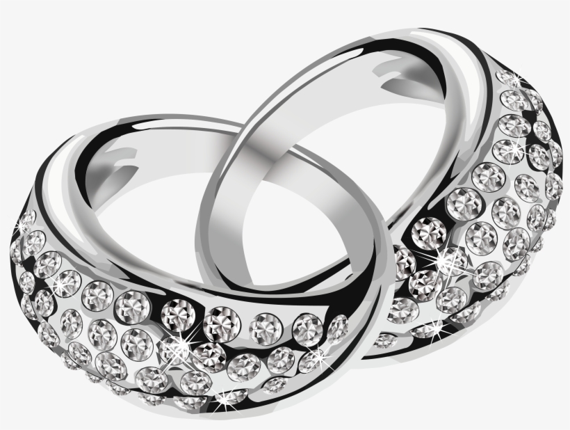 Wedding Clip Art, Engagement Ring Styles, Wedding Engagement, - Diamond Wedding Rings Png, transparent png #76551