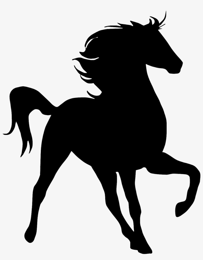 Horse Silhouette At Getdrawings Com Free For - Horse Silhouette, transparent png #76552