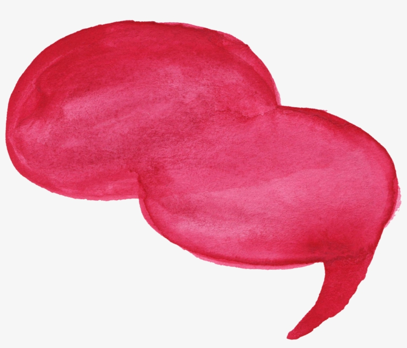 Speech Bubble Transparent Png Download - Watercolor Painting, transparent png #76690