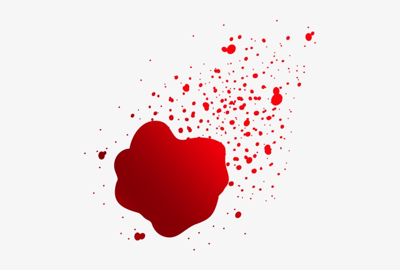 Blood Splatter Transparent Vector Download - Png Charco De Sangre, transparent png #76691