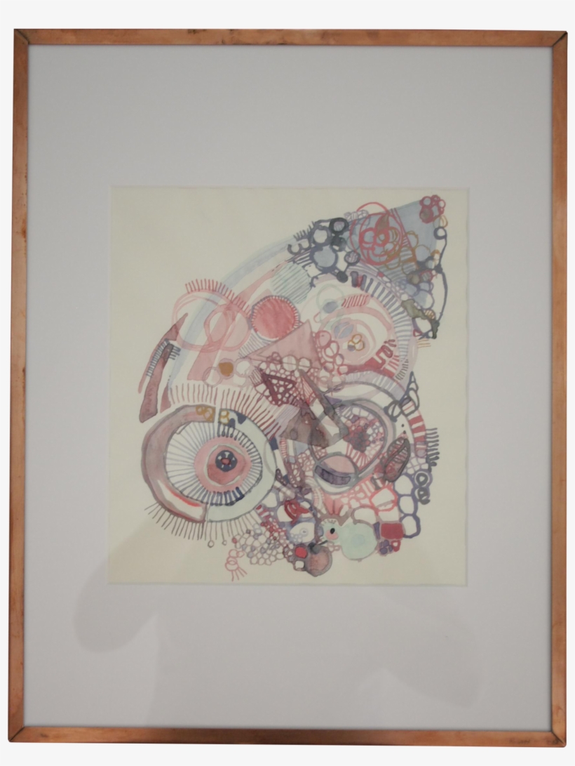 Original Watercolor In Copper Frame On Chairish - Paisley, transparent png #76718