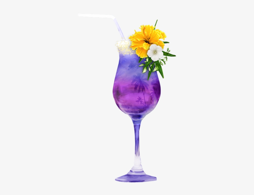 Verres Tubes Boissons Food - Purple Cocktail Clip Art, transparent png #76783
