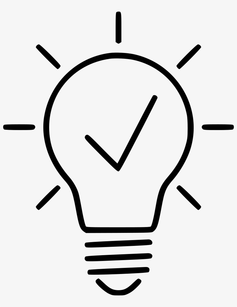 Creative Idea Light Bulb Innovation Svg Png Icon Free - Light Bulb Drawing Png, transparent png #77021