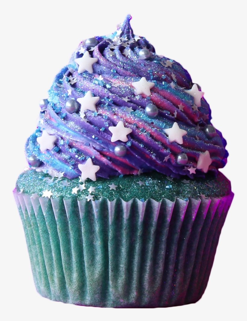 Galaxy Cupcakes Square Png Picture - Galaxy Cupcakes The Scran Line, transparent png #77025