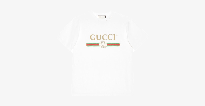 Gucci Logo Cotton T-shirt - Supreme Box Logo Tee, transparent png #77050