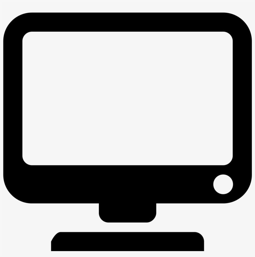 Monitor Icon - Computer Monitor Icon Png, transparent png #77094