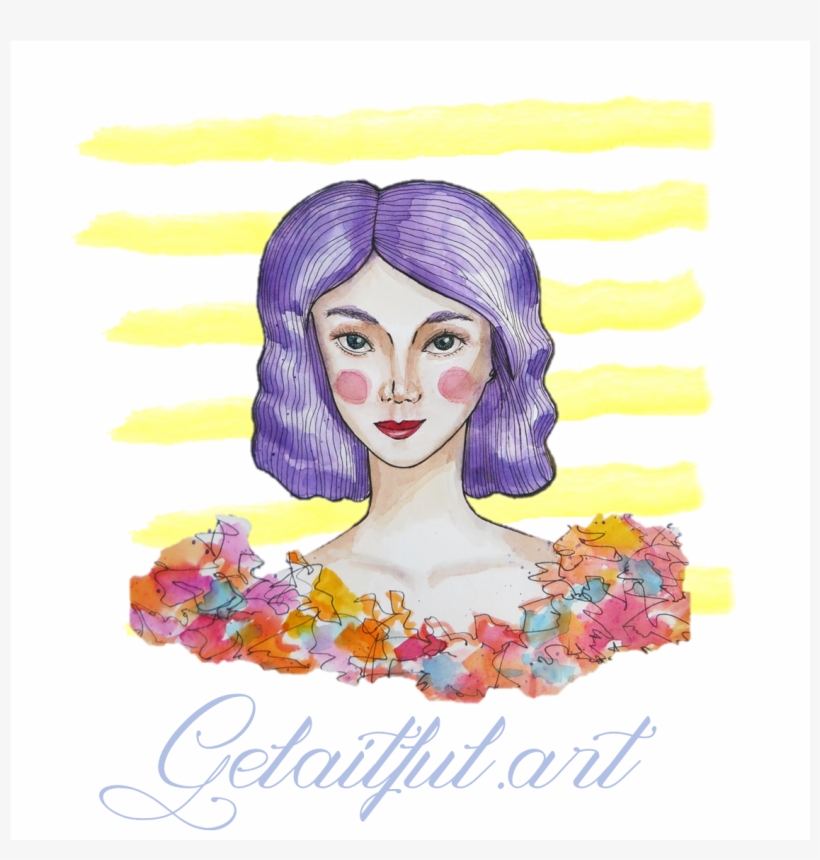 Laila Watercolor Illustration Another Watercolor And - Watercolor Painting, transparent png #77459