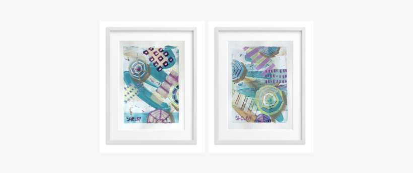 100 Umbrellas Original Paintings - Painting, transparent png #77900