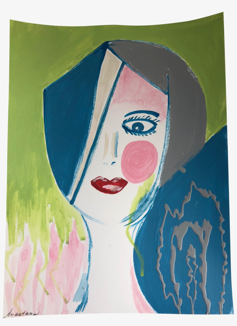 Original Acrylic By Anastasia George Chairish, transparent png #78071