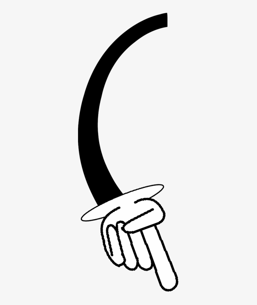 Arm Bent Pointing Ugly - Cartoon Pointing Hands Transparent, transparent png #78116