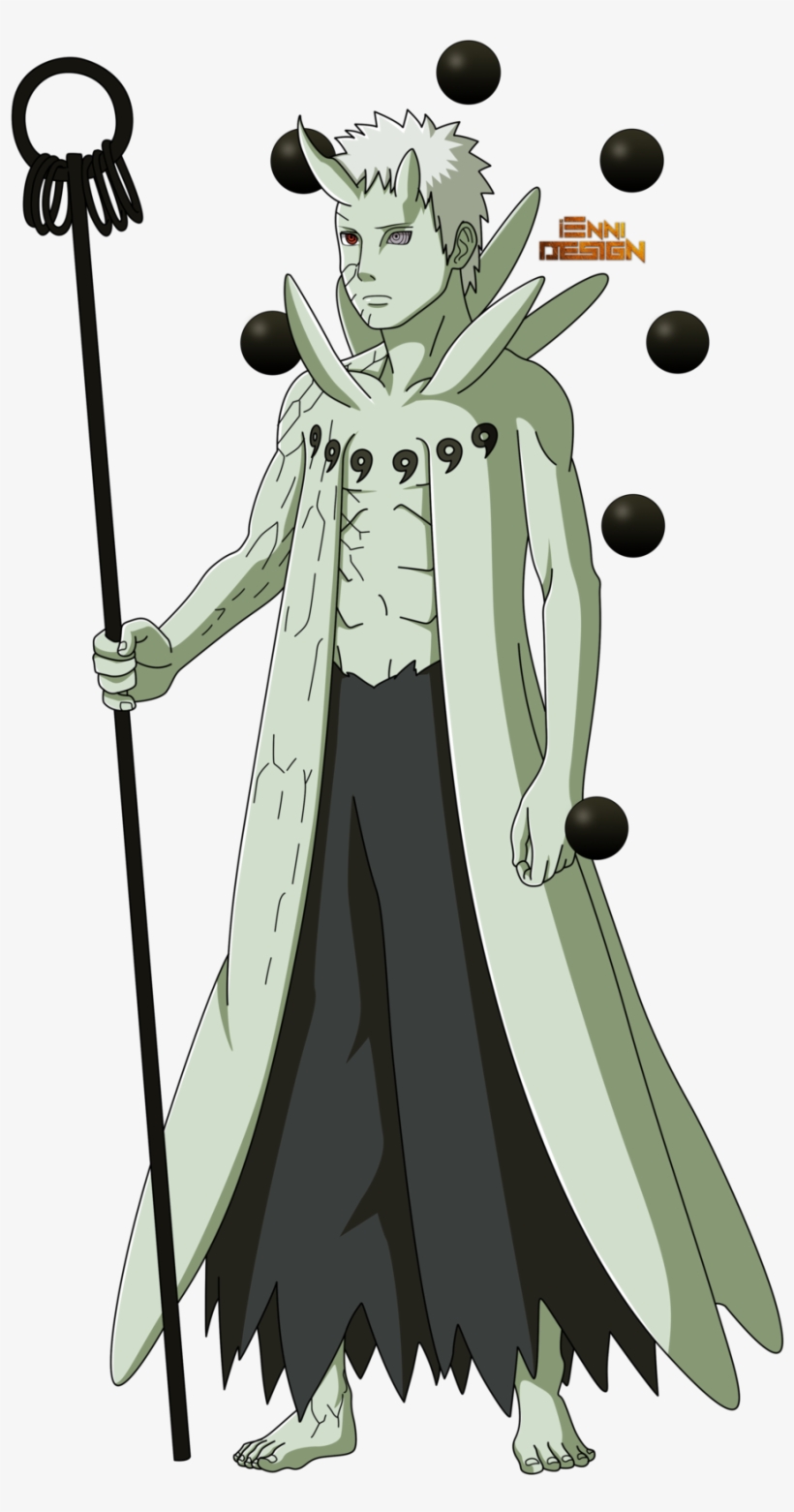 Naruto Shippuden - Obito Sage Of Six Paths Mode, transparent png #78117