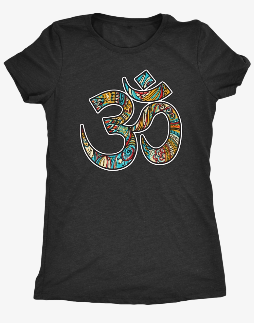 Watercolor Om T-shirt - Adventure T-shirt, Vacation Tee, Traveling Shirt, Vacation, transparent png #78282