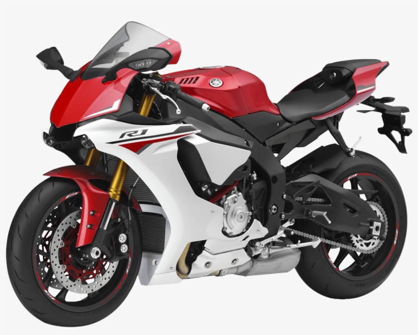 Hd Bike Png Image - Red Yamaha R1 2018, transparent png #78354