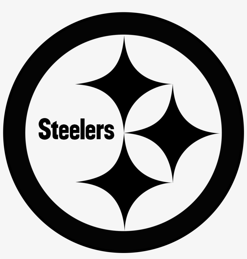 Pittsburgh Steelers Logo Black And White - Pittsburgh Steelers Logo Png, transparent png #78752