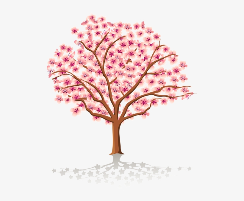 Watercolor Floral Clipart Cherry Blossom Watercolor - Transparent Background Cherry Blossom Tree Clipart, transparent png #78754