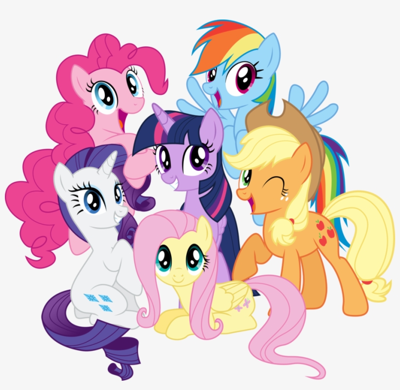Do You Know You're All My Very Best Friends By Theshadowstone - My Little Pony 6 Friends, transparent png #78845