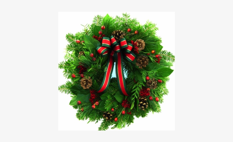 Would You Like To Make Your Own Christmas Wreath Or - Wreath, transparent png #78988