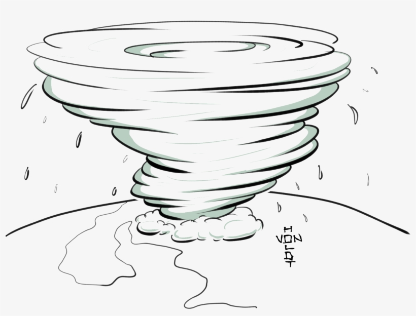 Hurricane Png - Hurricane Katrina Drawing, transparent png #79283