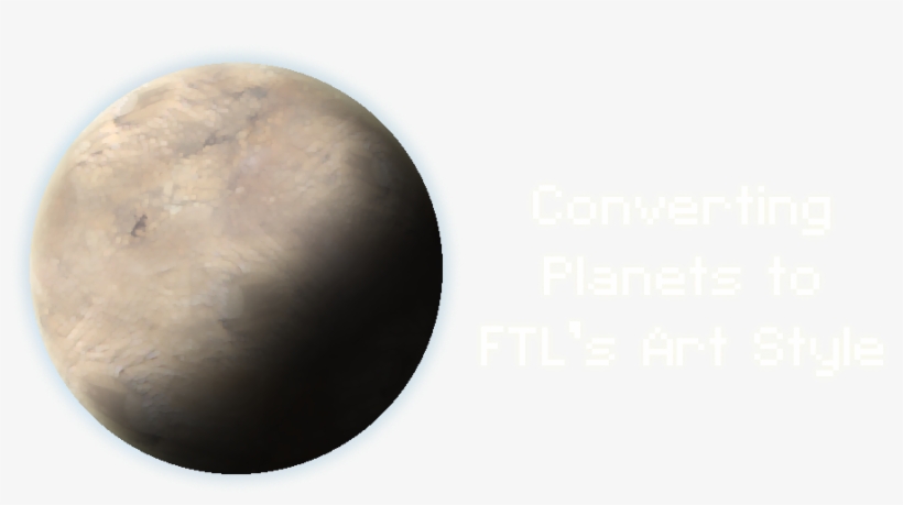 [tutorial] Converting Planets To Ftl's Art Style - Planet, transparent png #79801