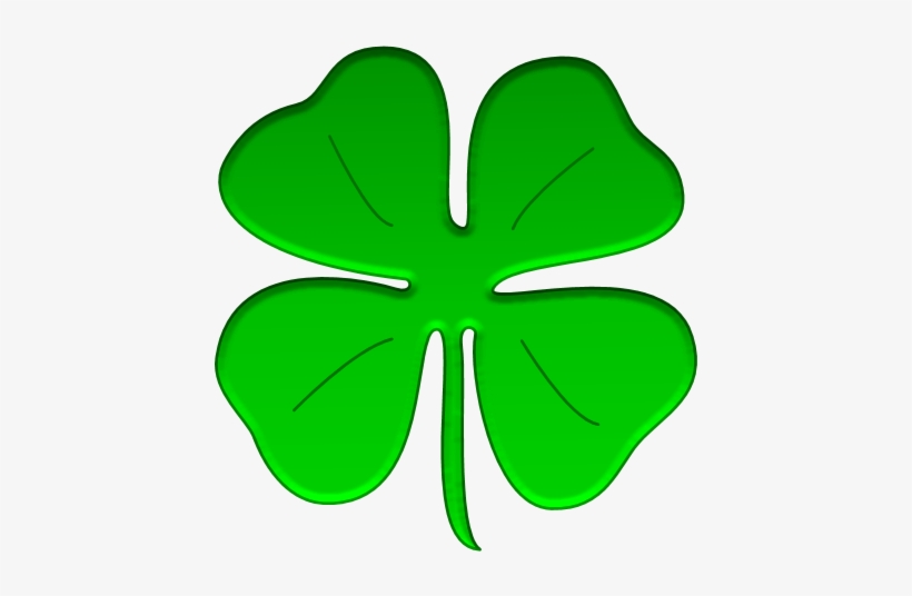 Clover Clipart Left - Patrick Days, transparent png #79881
