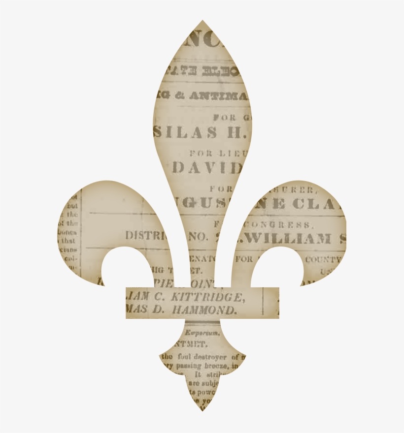 Free Fleur De Lis Clipart Call Me Victorian - Quebec Flag, transparent png #79997