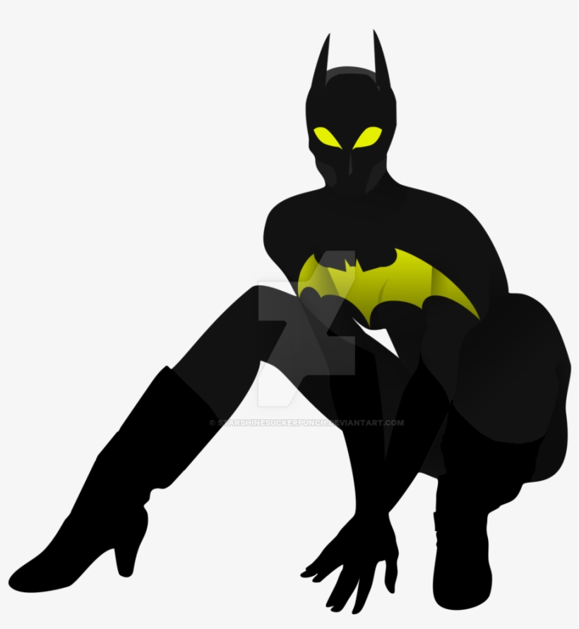 Batgirl Vectorized Clip Art By - Batgirl, transparent png #700155