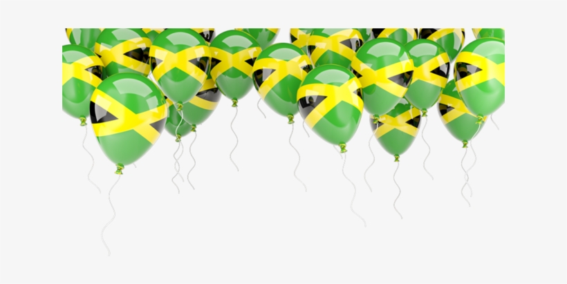 Illustration Of Flag Of Jamaica - Jamaica Balloons, transparent png #700235