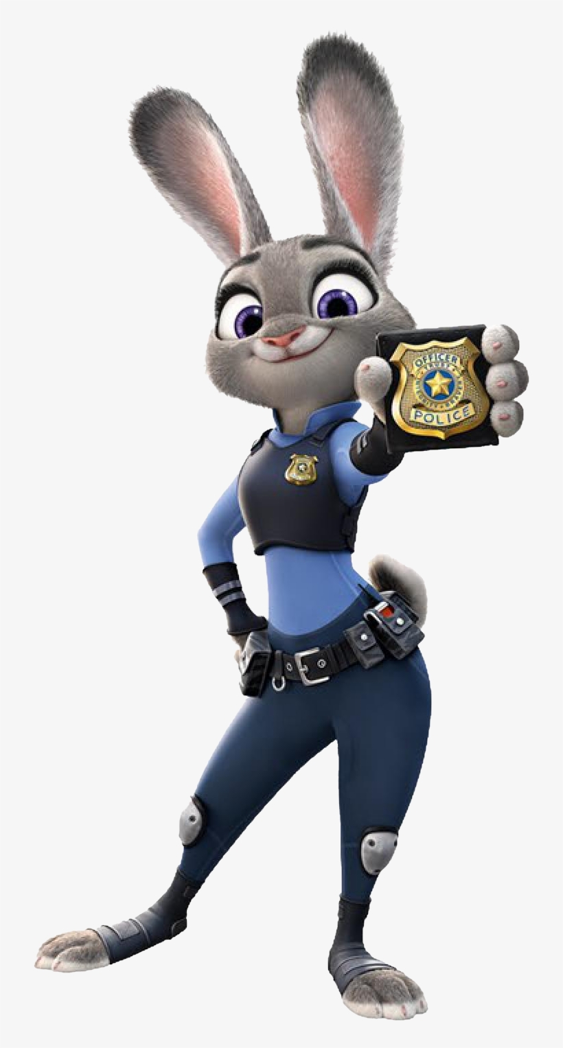 Judy Hopps As Batgirl - Zootopia Characters, transparent png #700554
