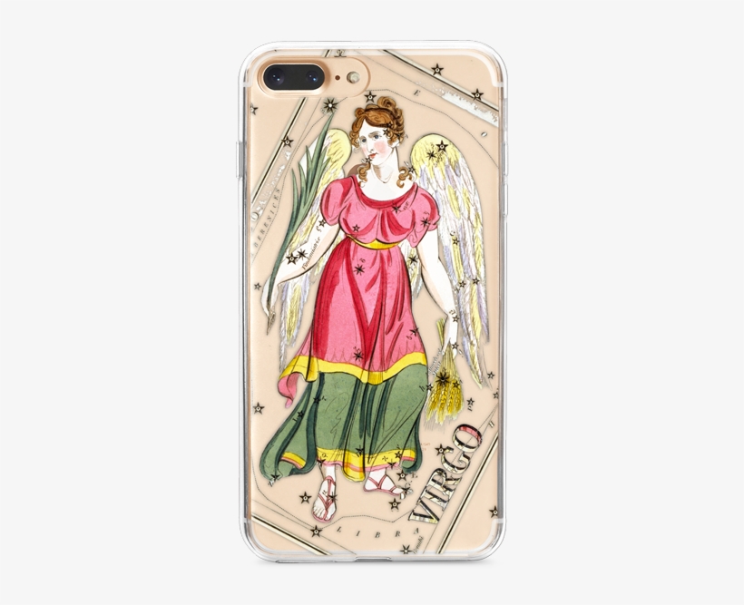 Virgo Iphone 7 / 8 Plus Case - Art Print: Hall's Urania's Mirror, Virgo, 1825, 12x16in., transparent png #700678
